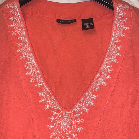 New York & Company Tops - 🔥DRESS BARN SHIRT 👚 BRAND NEW LARGE 🪸 CORAL COLOR!!!